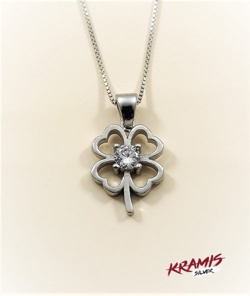 колие от сребро 925 и цирконий